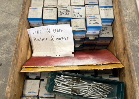 UNC- och UNF-bultar samt muttrar