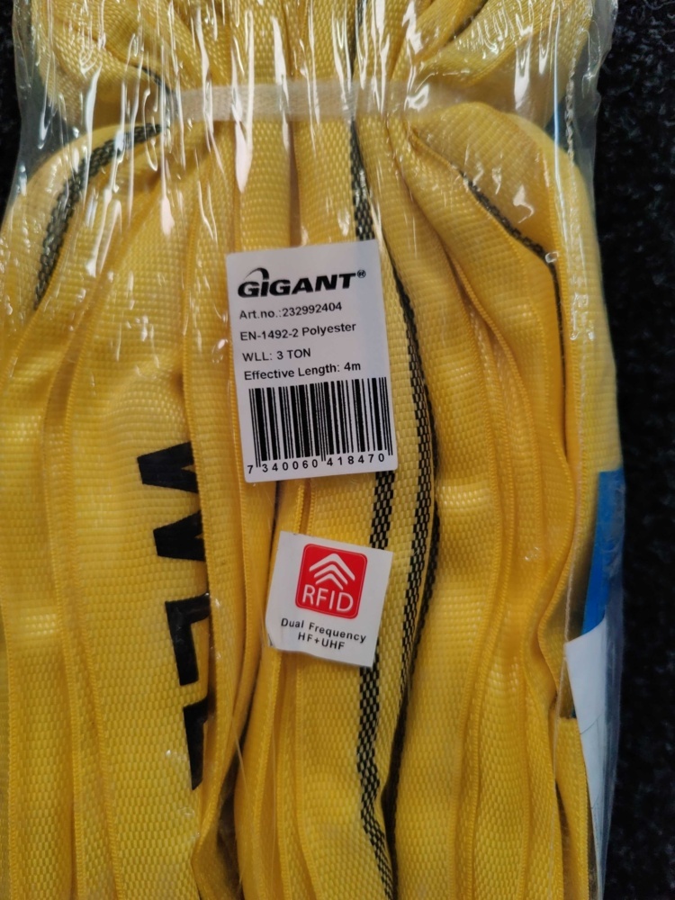 1599320-3 4 st Rundsling/Stroppar Gigant 3 ton 4m