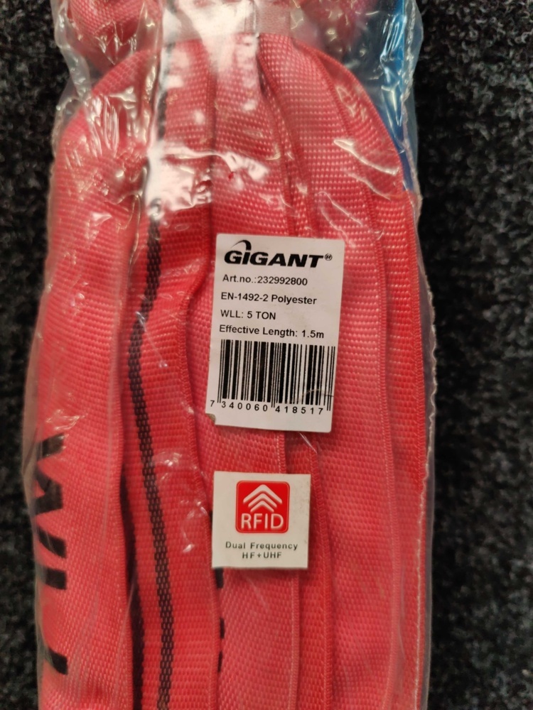 1599431-2 4 st Rundsling/Stroppar Gigant 5 ton 1,5m