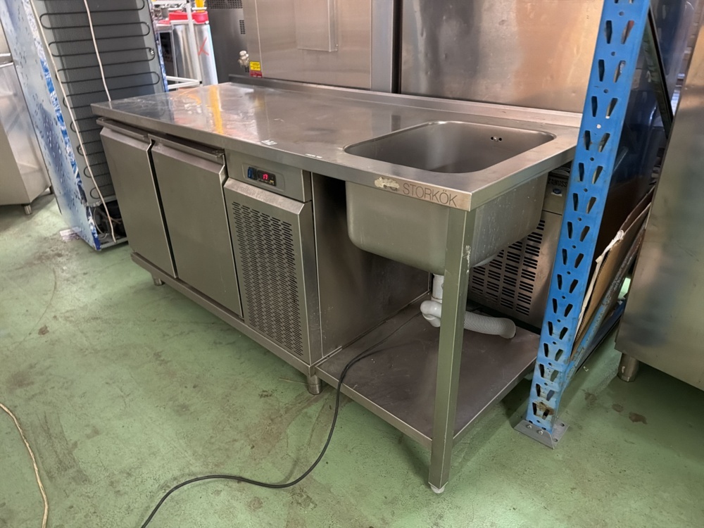 1566483-2 Kylbänk med diskho - Plastmet PS 89 01