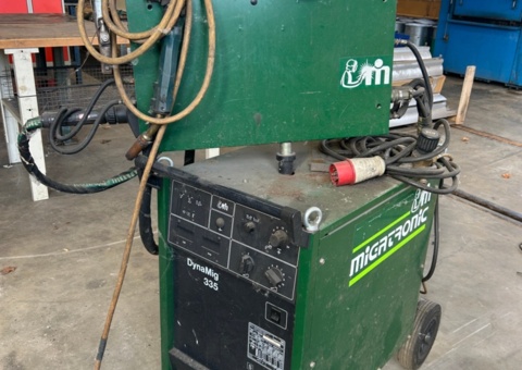 Migatronic DynaMig 335 MIG/MAG-svets med trådmatare, 335 A