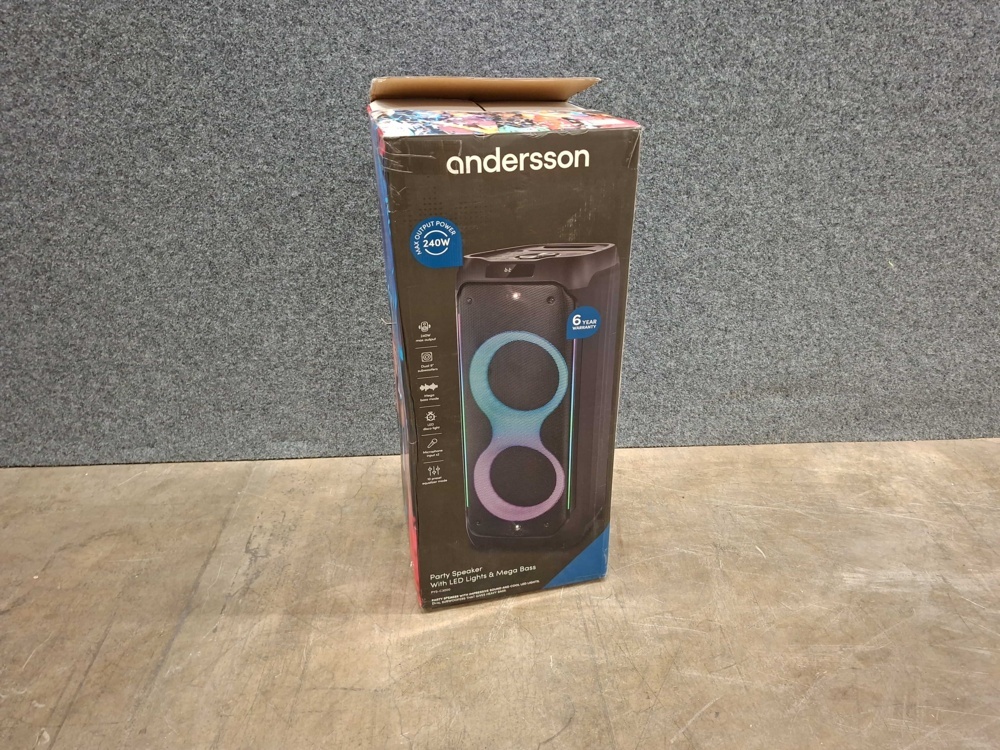 1599565-2 Bluetooth speaker Andersson 240 W