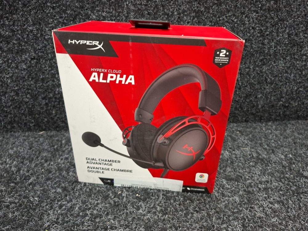 1599572-2 Gaming headset HyperX Cloud Alpha (black/red)