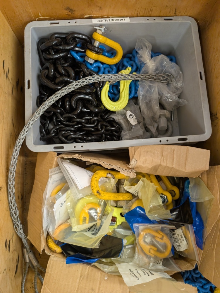 1598475-2 Lyftredskap – kätting, schacklar och krokar