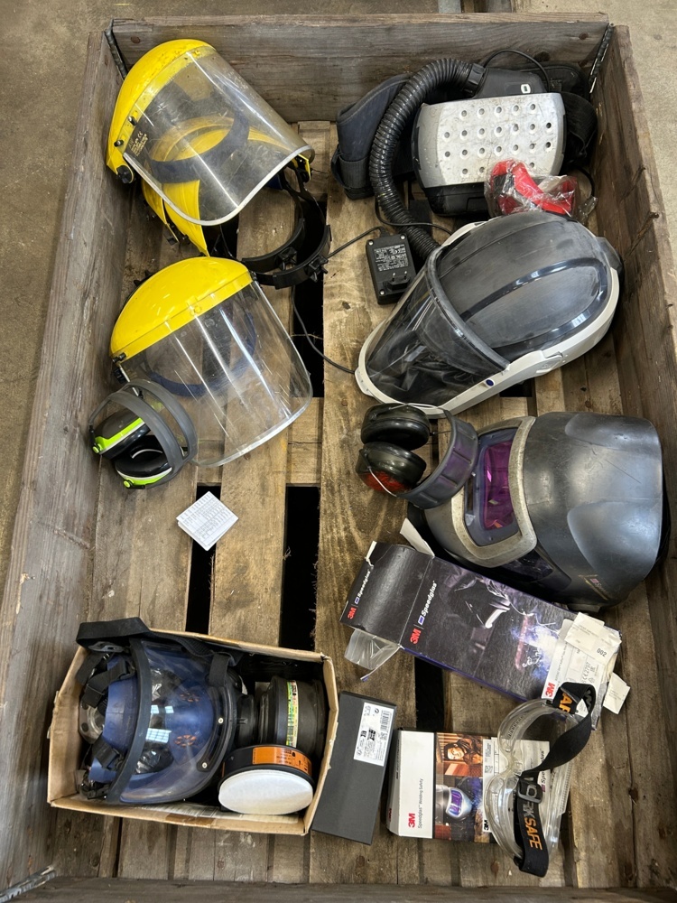 1598432-1 Visir, svettshjälm, masker, skyddsglasögon m.m