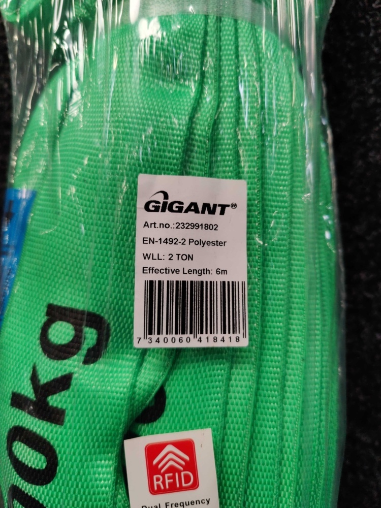 1599166-2 4 st Rundsling/Stroppar Gigant 2 ton 6m