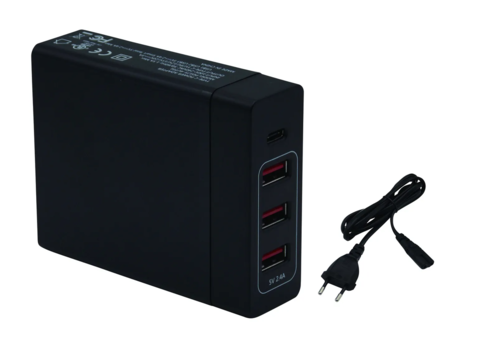 20 st Laddare 4-USE 230V 3USB 1USB-C UTTAG