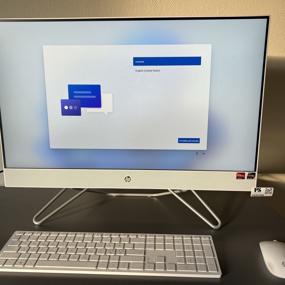 1545108-1 All-in-One PC with keyboard and mouse - HP 27-cb0822no