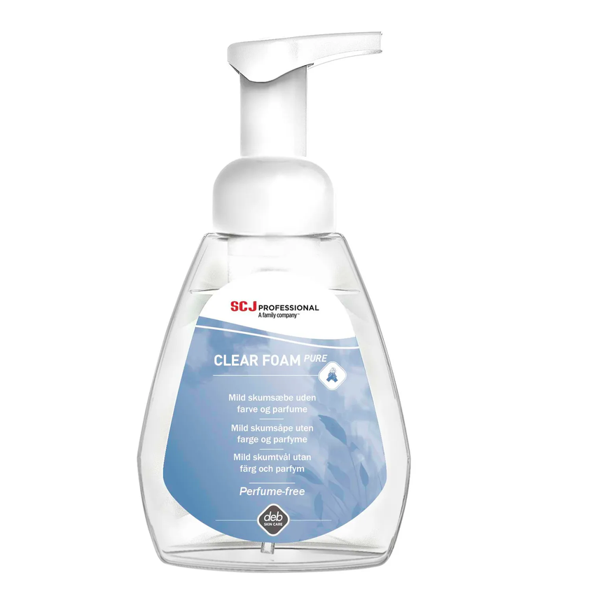 1598963-1 67 st Handtvål DEB Skum Clear Oparfymerad 250ml