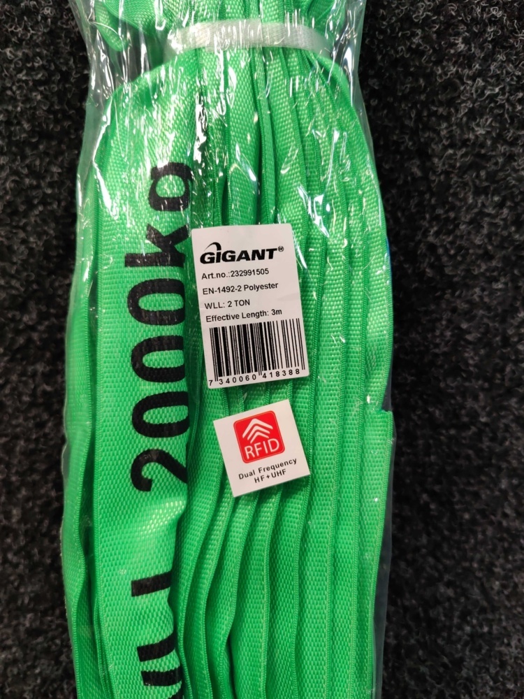 1599308-3 4 st Rundsling/Stroppar Gigant 2 ton 3m