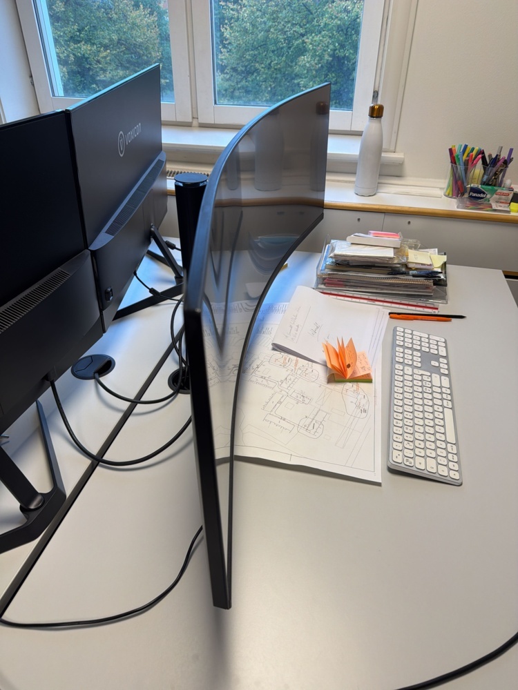 1594737-3 Välvd bildskärm 49" - Voxicon VXD-P49UWHD