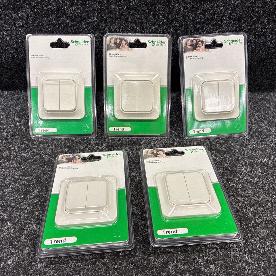 1599552-1 5 st Strömställare Schneider Electric Trend 16A, IP21