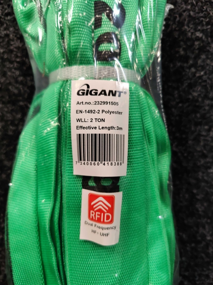 1599399-2 4 st Rundsling/Stroppar Gigant 2 ton 3m