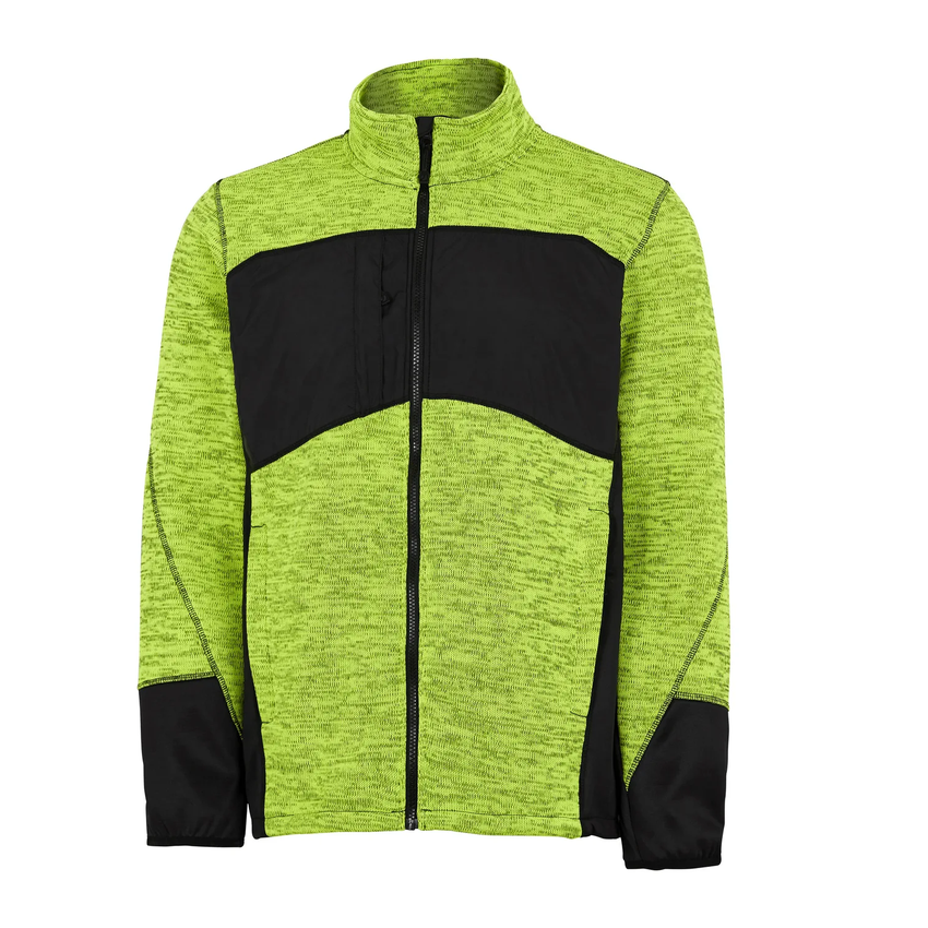 1598958-1 2 st Tröjor Gesto Fullzip Explore G225 gul/svart, Strl 3XL