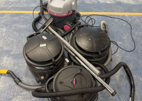 Vacuum cleaners 4 pcs - Nilfisk and Tingstad