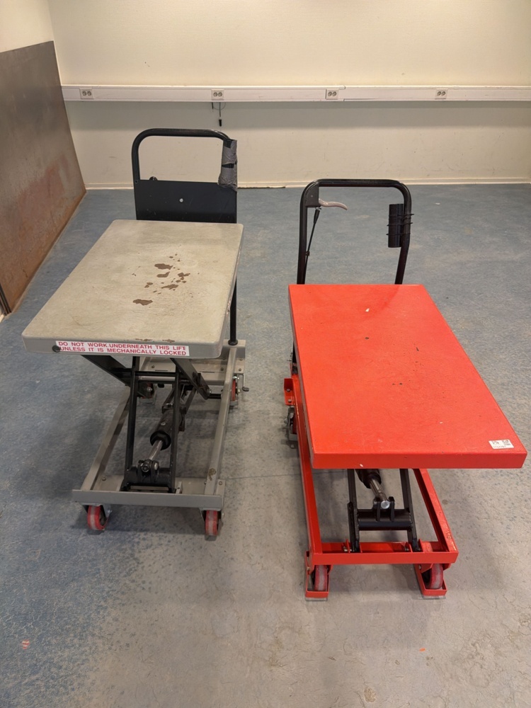 1594761-1 Height-adjustable trolleys 2 pcs