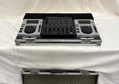 DJ-Bänk Pioneer 2 x CDJ100S + 1 x DJM 500 Mixer