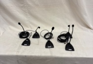 1588709 5 pcs SHURE Microflex, MX412D/N with WL185, gooseneck microphone