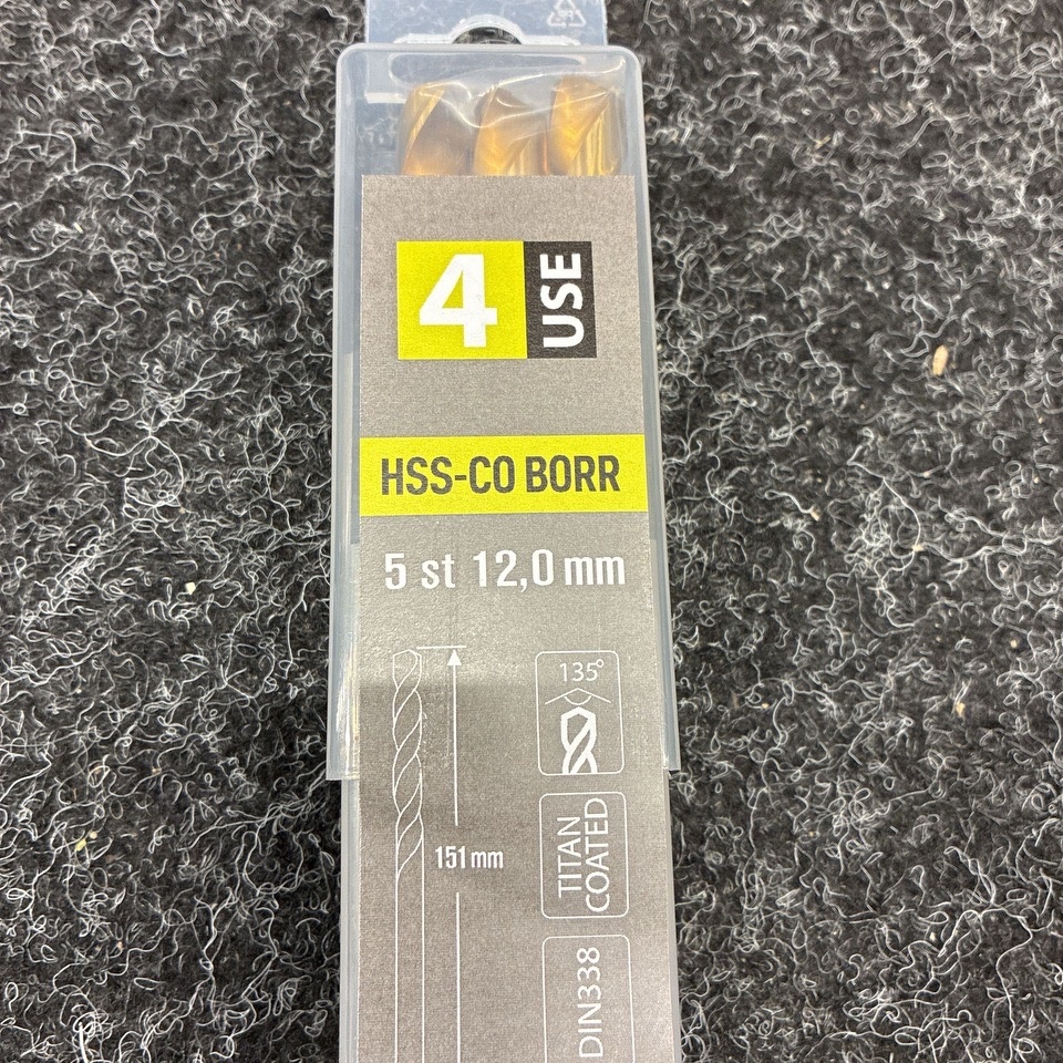 1599658-2 30 st Borr 4-USE 12.0mm HSS-CO