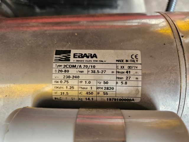 1368485-19 Trailer with flushing equipment - Rekotrailer Reko 1500 E -2000
