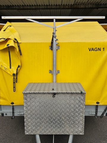 1368485-7 Trailer with flushing equipment - Rekotrailer Reko 1500 E -2000