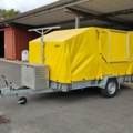 1368485-1 Trailer with flushing equipment - Rekotrailer Reko 1500 E -2000