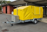 1368485 Trailer with flushing equipment - Rekotrailer Reko 1500 E -2000