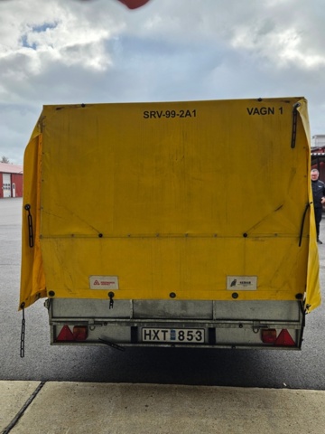 1368485-8 Trailer with flushing equipment - Rekotrailer Reko 1500 E -2000