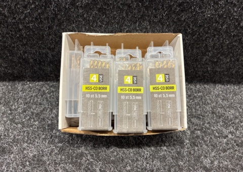 100 st Borr 4-USE 5.5mm HSS-CO