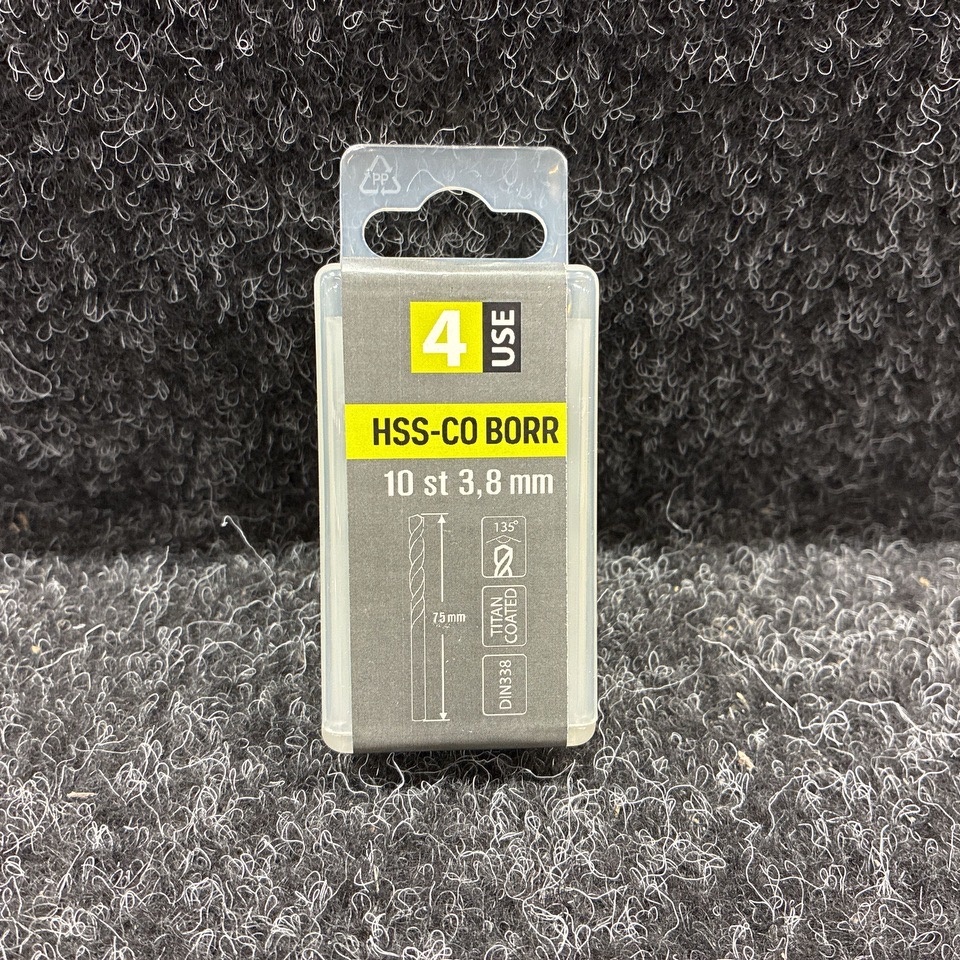 1599667-1 100 st Borr 4-USE 3.8mm HSS-CO