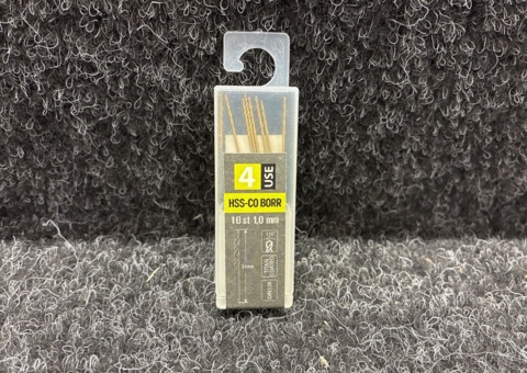 500 st Borr 4-USE 1.0mm HSS-CO