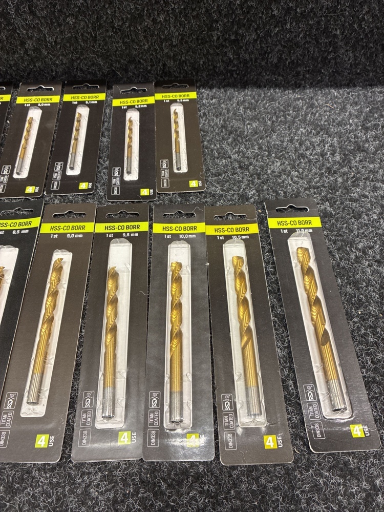 1599681-2 200 st Borr 4-USE 3.5-11.0mm HSS-CO