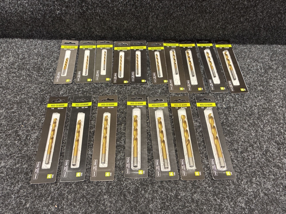 1599698-1 180 st Borr 4-USE 3.5-11.0mm HSS-CO