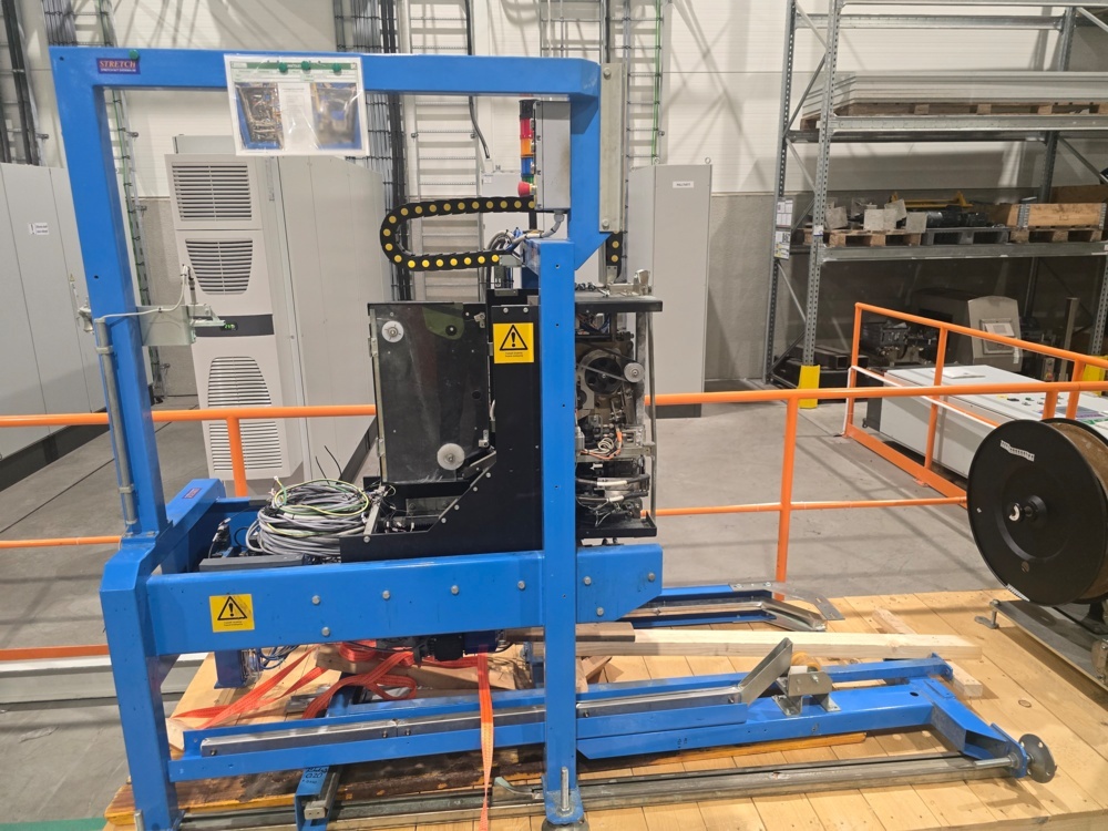 1566567-1 Automatic industrial strapping machine with electrical cabinet
