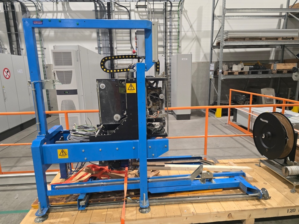 1566567-2 Automatic industrial strapping machine with electrical cabinet