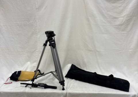 1 st Kamerastativ, Libec TH650, tripod + 1 st Manfrotto Remote, Zoom