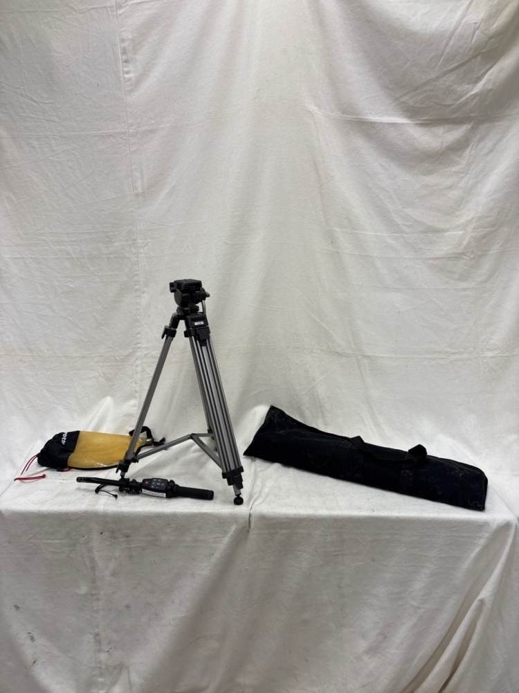 1588758-1 1 st Kamerastativ, Libec TH650, tripod + 1 st Manfrotto Remote, Zoom