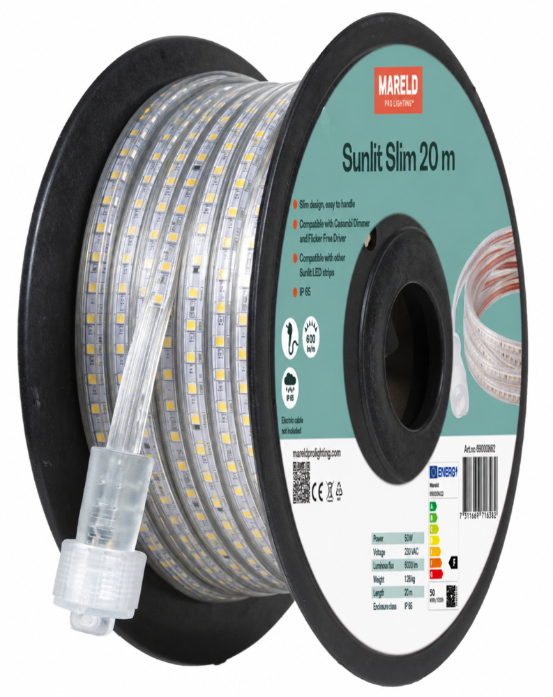 1593603-1 LED-slinga - Mareld Sunlit Slim, 20 m, IP65