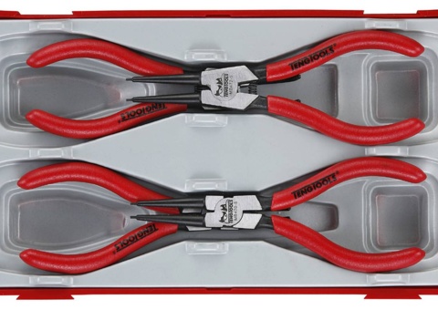 Circlip plier set - Teng Tools TT474-5, 4 pieces