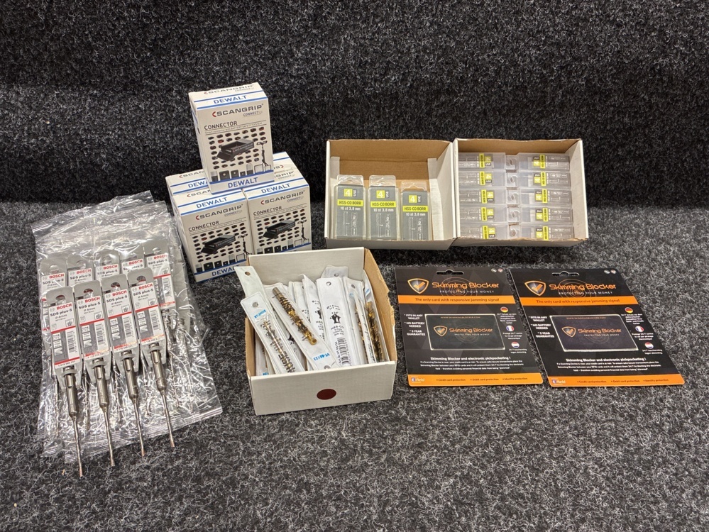 1600615-1 Borr Bosch SDS Plus-5, Adapterar SCANGRIP, Borr 4-USE m.m.