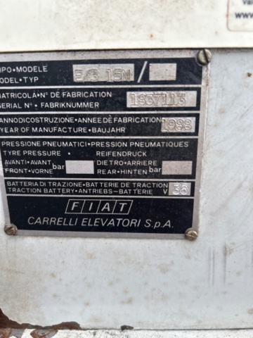 1486433-22 Eltruck – FIAT E/3 15N – 1988