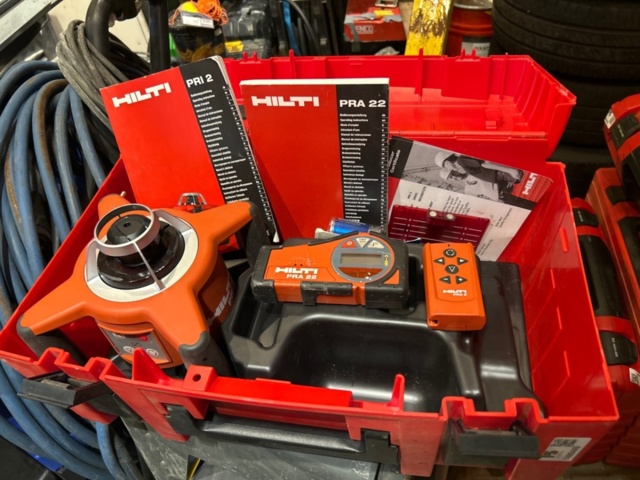 1486449-1 Rotationslaser med mottagare och fjärrkontroll – Hilti PRI 2 / PRA 22 / PRA 2