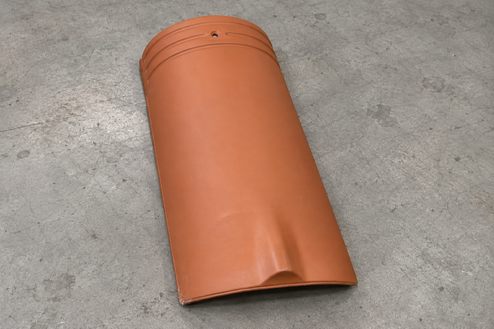 1598831-2 Ridge pans in clay brick First Gros Meyer Holsen - 28 pcs - approx. 9 lpm