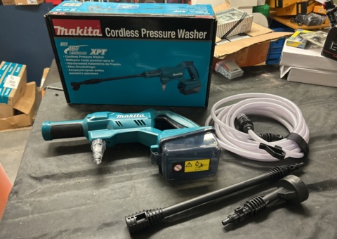 Batteridriven högtryckstvätt Makita DHW180 (ny/oanvänd)