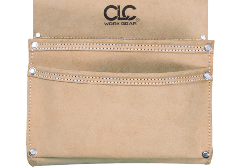 2 st Hantverksfickor i sandfärgat mockaläder CLC CL101822X