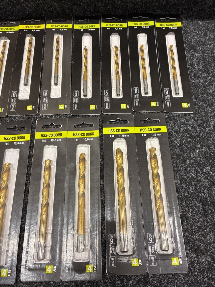 1600614-2 230 st Borr 4-USE 4.3-11.0mm HSS-CO