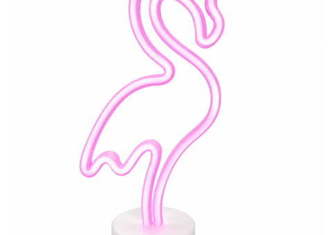 LED-lampor med neoneffekt, 10 st - Flamingo