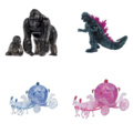 1601710-5 3D-pussel, 21 byggsatser - Crystal Puzzle, fyra modeller