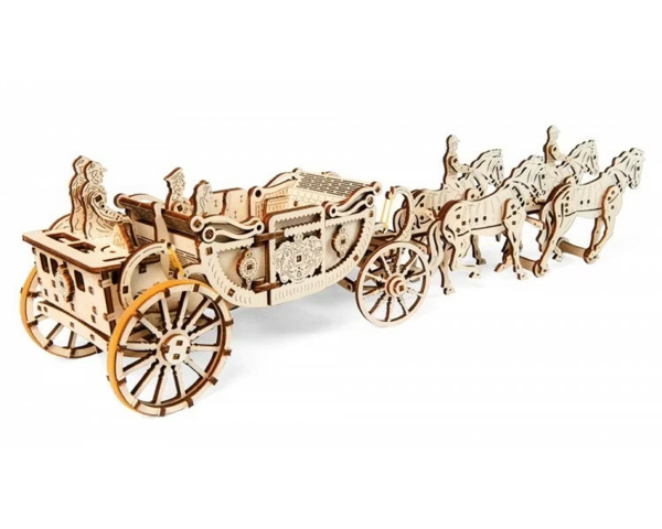 1601719-6 Modellbyggsatser, 10 set - UGEARS, sex modeller inklusive tillbehörssats