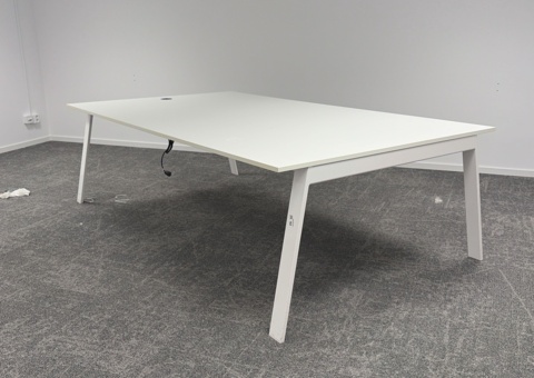 Conference table approx. 250x140, with built-in power outlet